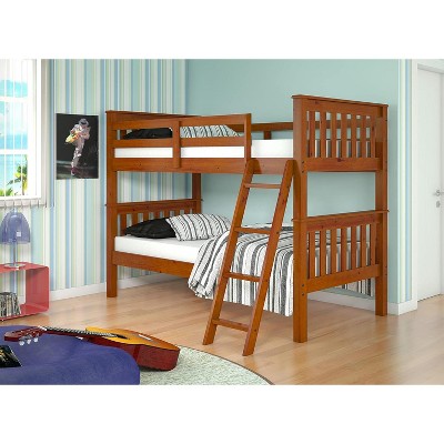 Donco MISSION BUNKBED ESPRESSO WITH SLAT KIT