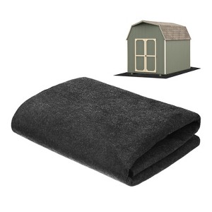 Unique Bargains Waterproof Felt Outdoor Storage Shed Flooring Mat Gray 1 Pc - 1 of 4