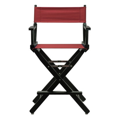 Burgundy Counter Height Director's Chair, Red