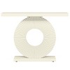 Syemin Console Tables Modern Console Table, Hallway Accent Table, Industrial Console Table, Sofa Table Behind Couch, White, 39.37"*11.81"*31.1" - 4 of 4
