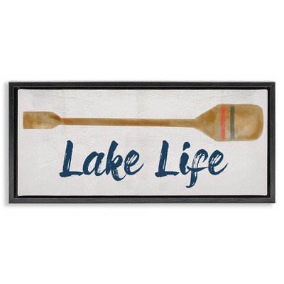 Stupell Industries Lake Life Boat Oar, 25" x 11"