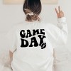 Simply Sage Market Women's Graphic Sweatshirt Game Day Football Front and Back Design - 2 of 4