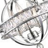 CWI Lighting Arkansas 3 Light Mini Chandelier With Chrome Finish - 4 of 4