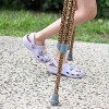My Crutches-Fashion Designed Colored Youth Junior Crutches for Kids/Teens/Adults w Adjustable Handgrip & Length (Cheetah, for Heights 4'5" to 5'2") - 4 of 4