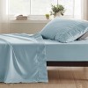 Twin Sheets Set - 3 Pieces Soft Twin Bed Sheets - Breathable & Cooling - Hotel Luxury - Easy Care Polyester Microfiber Bedding for Women, Men, Sky Blu - 2 of 4