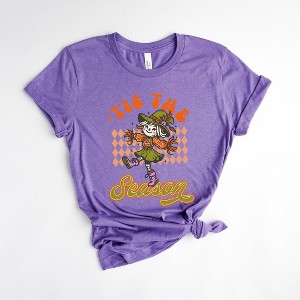 Simply Sage Market Women's Tis The Season Scarecrow Short Sleeve Graphic Tee - 1 of 4