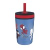 LunaLulinlk 12oz Marvel Spider-Man Toddler Cups For Travel or At Home, Vacuum Insulated Stainless Steel Sippy Cup - 2 of 4