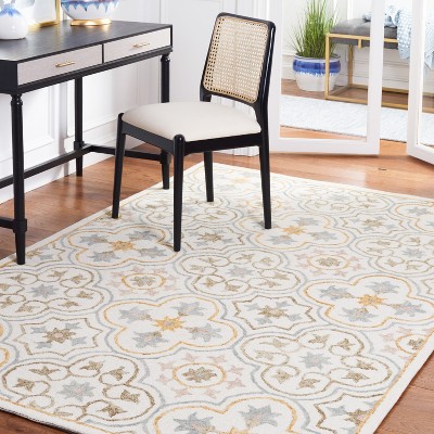 Ivory Elegance 4' x 6' Hand-Tufted Wool Area Rug