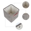 REGALWOVEN Cotton Collapsible Sturdy Rope Handle Open Storage Bins 11x11x11in 3 Pcs - 3 of 4