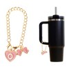 Unique Bargains Heart Bow Water Cup Pendant 1 Pc - 3 of 4