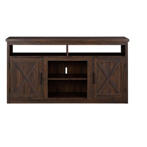 NicBex TV Stand for TVs up to 65 Inches,Farmhouse TV Media Console Table with 2 Cabinets and Open Shelves - 1 of 3