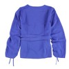 bar III Womens Ruched Wrap Knit Blouse - 2 of 2