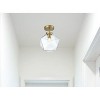 Elegant Lighting Lawrence 10 Inch Flush Mount Clear Shade in Satin Gold - 2 of 4