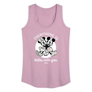 Women's - Disney - Mickey & Friends Graphic Racerback Tank - 1 of 4