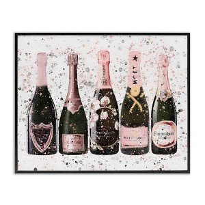 Stupell Industries Chic Pink Rose Bottles, 14" x 11" - 1 of 4