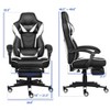 ELECWISH Racing Style High Back Computer Chair with Footrest Headrest and Lumbar Support - 2 of 4