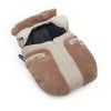 7AM Enfant Car Seat Cover Cocoon - Oat/Applique Cacao - 3 of 4