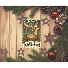Lomsoe Vintage Christmas Metal Sign ¨C ¡°Oh Deer, It¡¯s Christmas¡± 8x12 Inch Tin Wall Art, Rustic Reindeer Holiday Decoration and Gift - 2 of 4