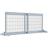 LAOTIES 72" Extra Wide Freestanding Dog Gate with Adjustable Length,Wooden Pet Barrier with Steel Wire for Doorways And Hallways - 3 of 4