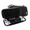 4Gamers Premium Hard Shell Travel Case LOOK for Nintendo Switch, OLED & Switch Lite - Black with white trim SWL-01BLK-WHT-4G - 4 of 4