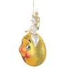 Italian Ornaments 5.25 In Gold Moon With Angel Ornament Italian  Christmas Tree Ornaments - 2 of 3