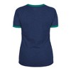 MLB Seattle Mariners Women's Heather Bi-Blend Ringer T-Shirt - 2 of 4
