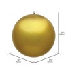 Vickerman Gold Ball Ornament - 2 of 3