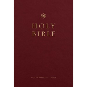 ESV Pew and Worship Bible, Large Print (Burgundy) - by  Esv Bibles (Hardcover) - 1 of 1