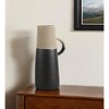 HomeRoots 14" Black and Natural Ceramic Decorative Jug - 2 of 4
