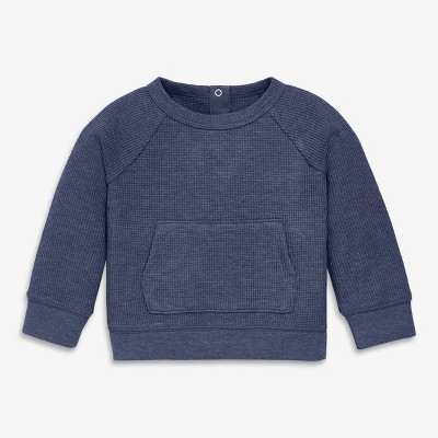 Primary Baby Heathered Waffle Pocket Tee