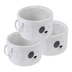 REGALWOVEN Cotton Collapsible Storage Lightweight Storage Bin 13*8.1in 3 Pcs - 1 of 4