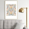 Heather Dutton La Floraison Blush Pink Metal Framed Art Print - Deny Desings - 2 of 3