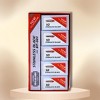 Dorco 10 Stainless Red Blades | Double edged hair blades are increasingly only used to be split in half ( 100 ct ) - 2 of 2