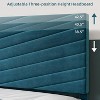 Acekool Velvet Upholstered Platform Bed Frame with Adjustable Headboard, Wood Slats, No Box Spring Needed, Easy Assembly, Noise-Free - 4 of 4