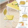 Nasitip Folding Kids Table and Chairs Set, Square Children Activity Table and Chairs Set for Dining Room,Daycare,Classroom - 4 of 4