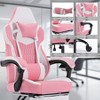 NicBex Versatile 360° Swivel Gaming Chair Adjustable Office Chairs with Wheels,Reclining Back&Footrest,Ergonomics Video Game Chairs,300lbs Max - 4 of 4