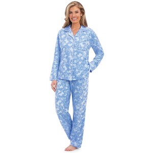 Collections Etc Fleece Butterfly Pj Set - 1 of 4