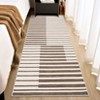 Coolmee Area Rug for Living Room Washable Geometric Rug Stripe Farmhouse Bohemian Non Slip Ultra Thin Soft Rug for Bedroom - 2 of 4