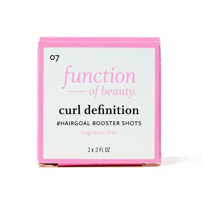 Function of Beauty Curl Definition #HairGoal Booster Shots with Flaxseed Oil - 2pk/0.2 fl oz