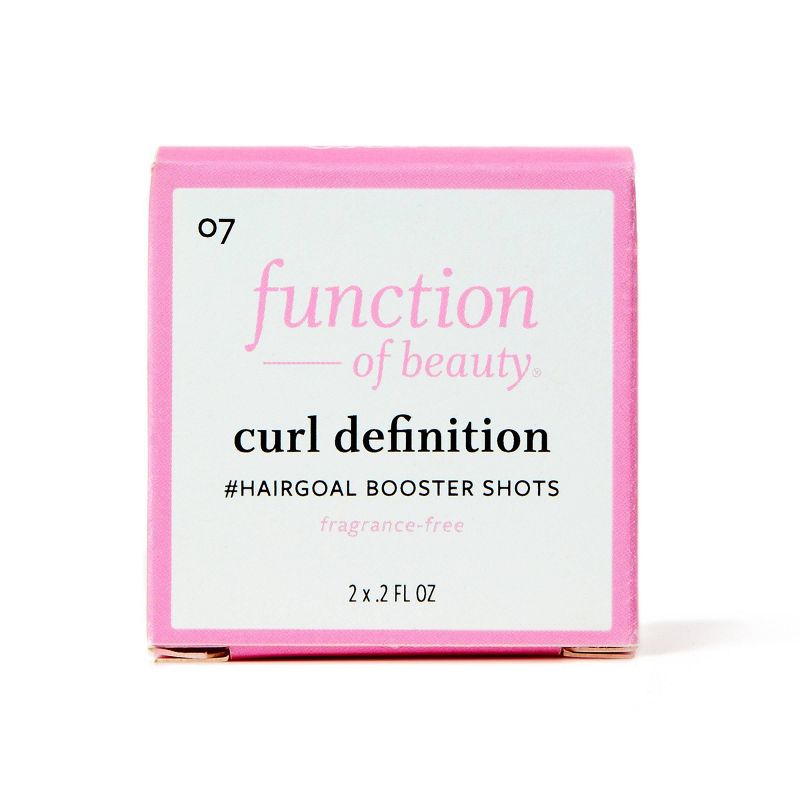 Function of Beauty Curl Definition #HairGoal Add-In Booster Treatment Shots with Flaxseed Oil - 2pk/0.2 fl oz, 1 of 14