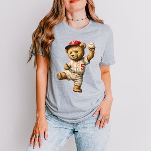 Simply Sage Market Baseball Bear Short Sleeve Tee - 1 of 4