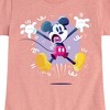 Girls' - Disney - Mickey Jump Fitted Short Sleeve Graphic T-Shirt - image 2 of 4