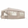 Whisen 10 x 20 Pop Up Canopy with Sidewalls, Outdoor Wedding Party Tent with Wheeled Bag - 4 of 4