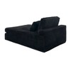 Dolonm 75" Deep Seat Sofa: 2-Seater with 4 Pillows, Plush Fabric, Easy Assembly for Living Room/Apartment/Office - 4 of 4
