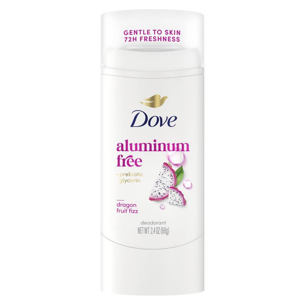 Dove Beauty Aluminum-Free Deodorant Stick - Dragon Fruit & Coconut Cream - 2.4oz