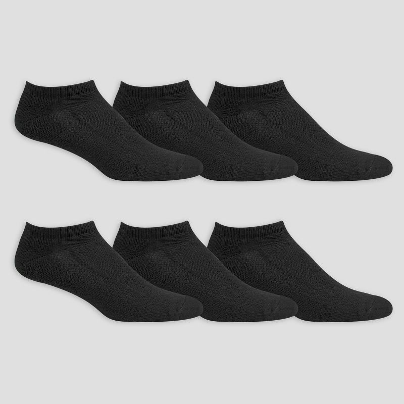 Men's Fruit of the Loom Breathable 6pk No Show Socks - 6-12, 5 of 7