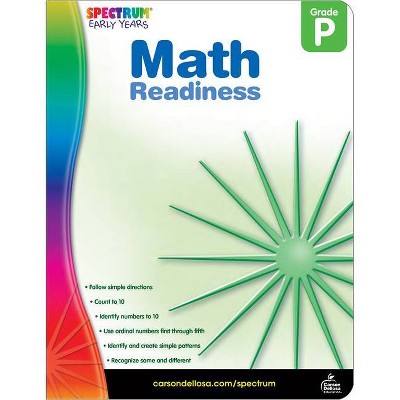 Math Readiness, Grade Pk - (Early Years) by  Spectrum (Paperback)