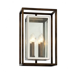 Troy Lighting Morgan 2 - Light Wall Light in  Bronze Clear Shade - 1 of 1