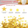 Unique Bargains Party Christmas Decorations Glitter Twinkle Metallic Foil Star Confetti Sequin Sprinkles 0.2/0.4 Inch - 2 of 4