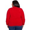 Alfred Dunner Women's Zip-Front Chenille Collared Cardigan - 2 of 4